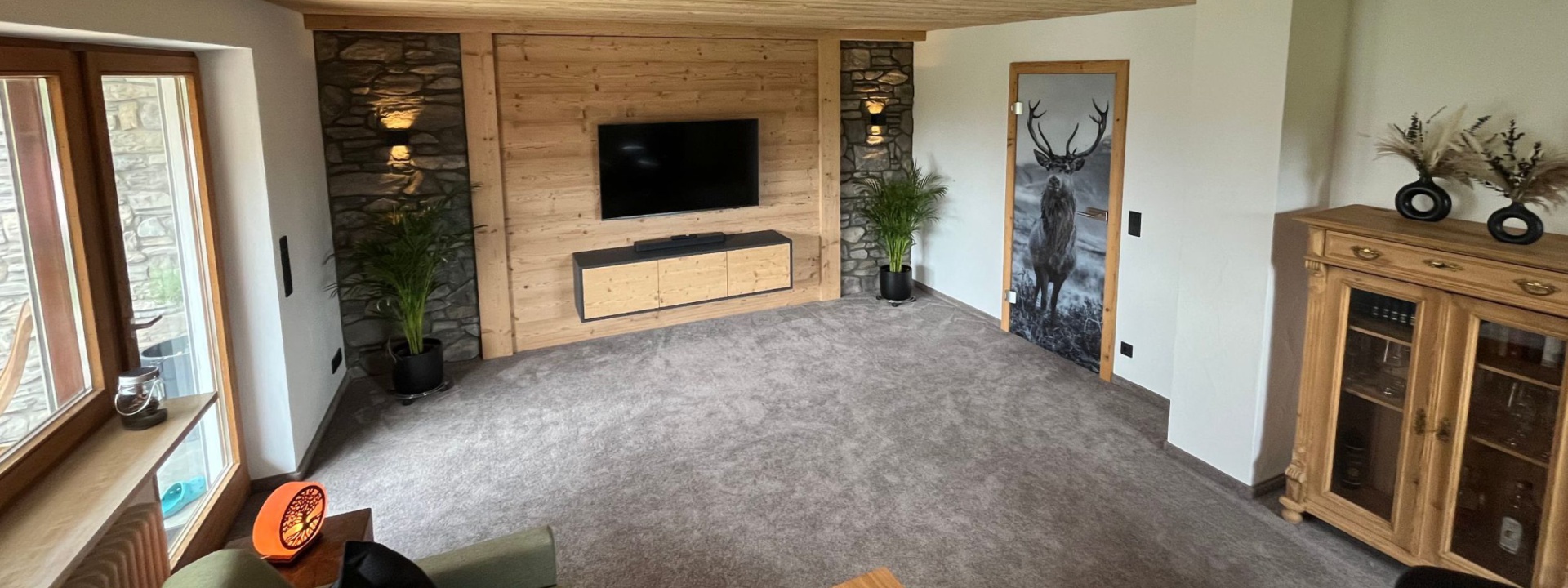 Wohnzimmer FeWo Silberdistel