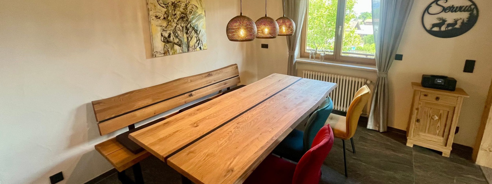 Fewo Zirbe Schlafzimmer