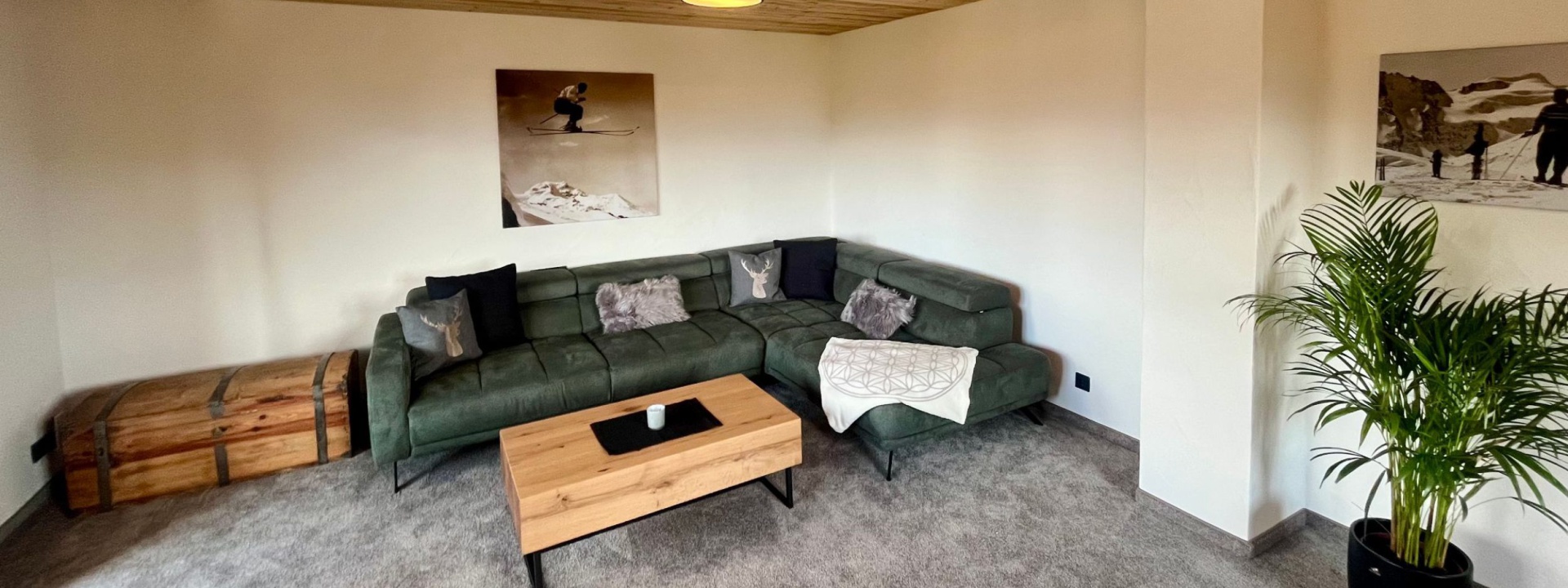Fewo Zirbe Wohnzimmer