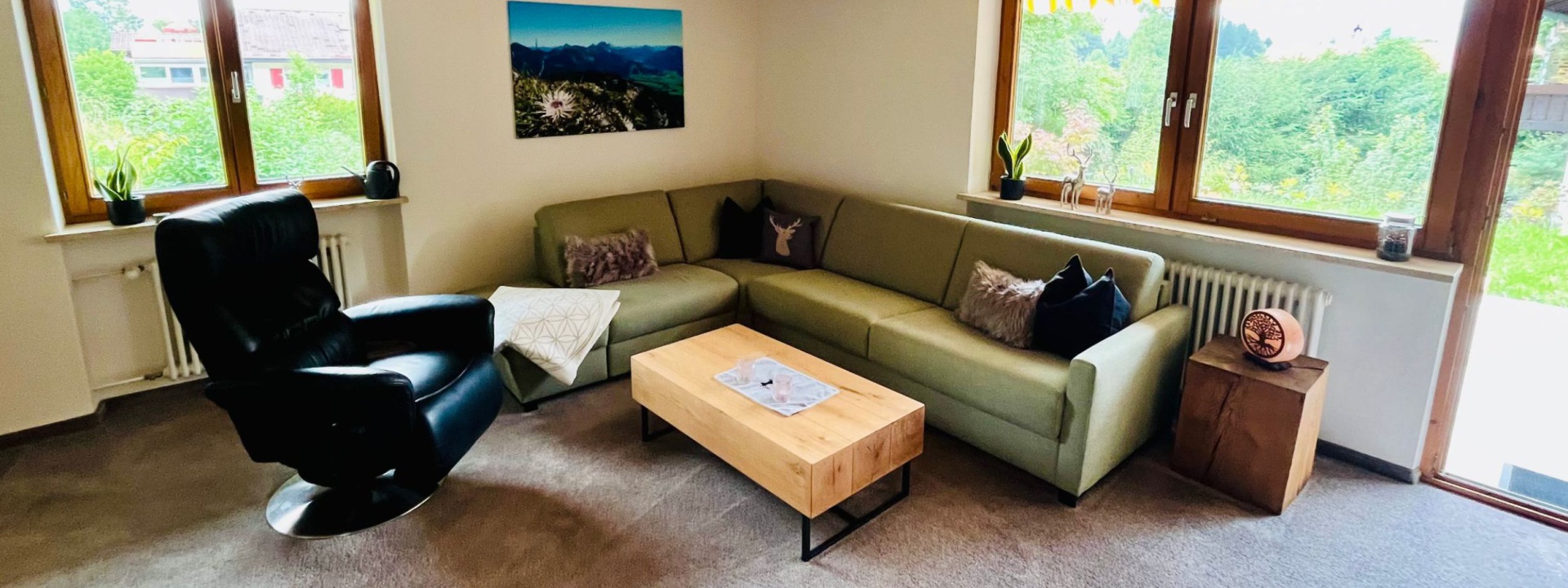 Fewo Silberdistel Wohnzimmer