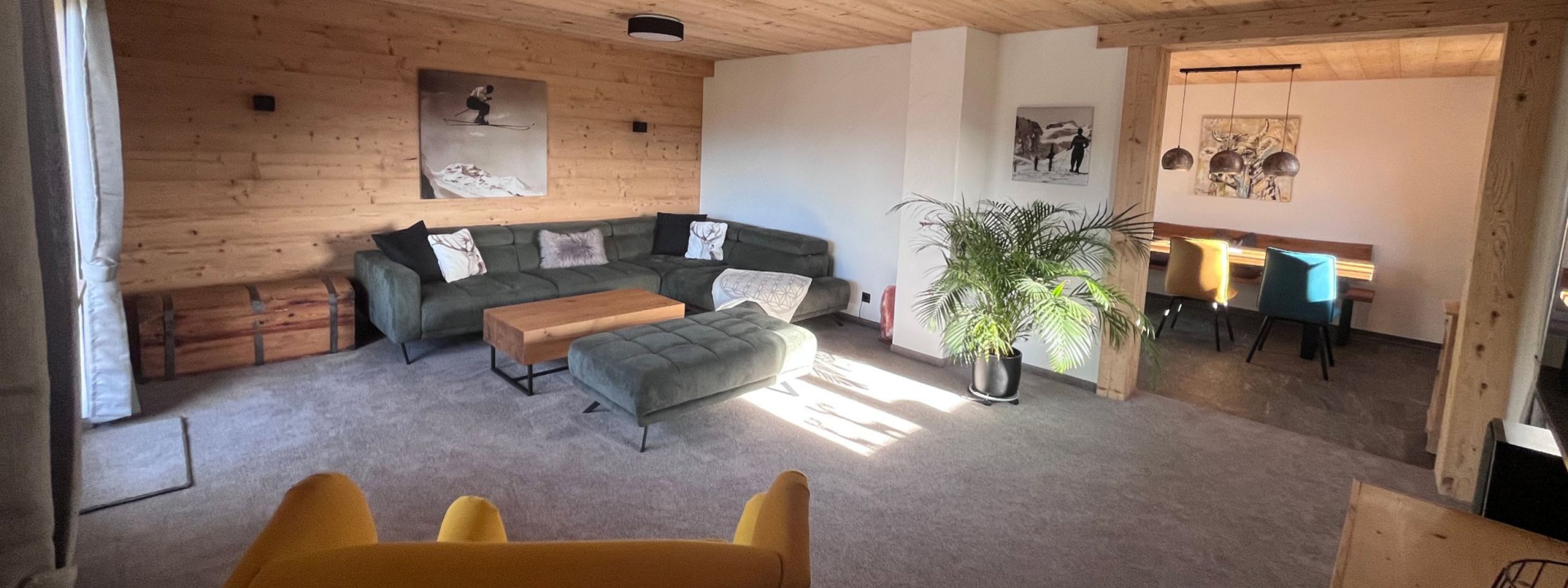 Fewo Zirbe Wohnzimmer